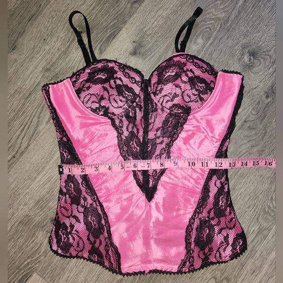 Y2k Wet Seal pink and black corset - Picture 5 of 5